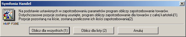 Gospodarka magazynowa 6 11 Rys. 6-6 Przykład okna z listą zapotrzebowań. Zapotrzebowania znajdują się w kartotece Towary z menu Operacje poleceniem Zapotrzebowania.