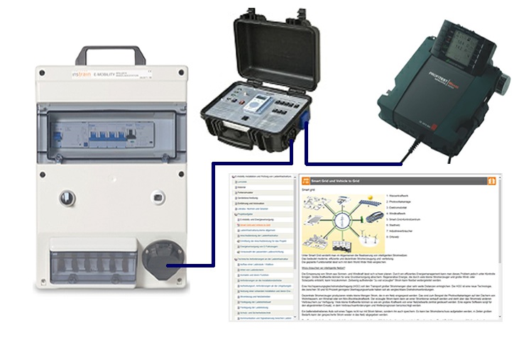 EGT 8 E-mobility: Set-up and testing of a charging station EGT 8 E-mobility: Set-up and testing of a charging station This set can be used separately as a training project on the subject of