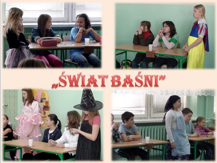 W dniu 6 marca 2012r. odbył się w naszej szkole konkurs pt. Świat Baśni, którego organizatorem były nauczycielki języka polskiego Joanna Stalbowska i Agnieszka Jabłońska.