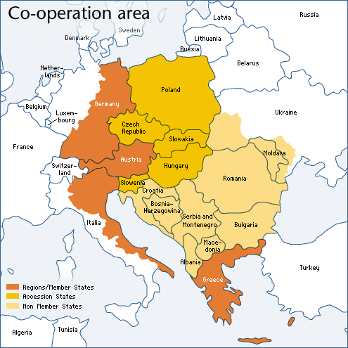 INTERREG III B Region Europy Środkowej, Adriatyckiej,