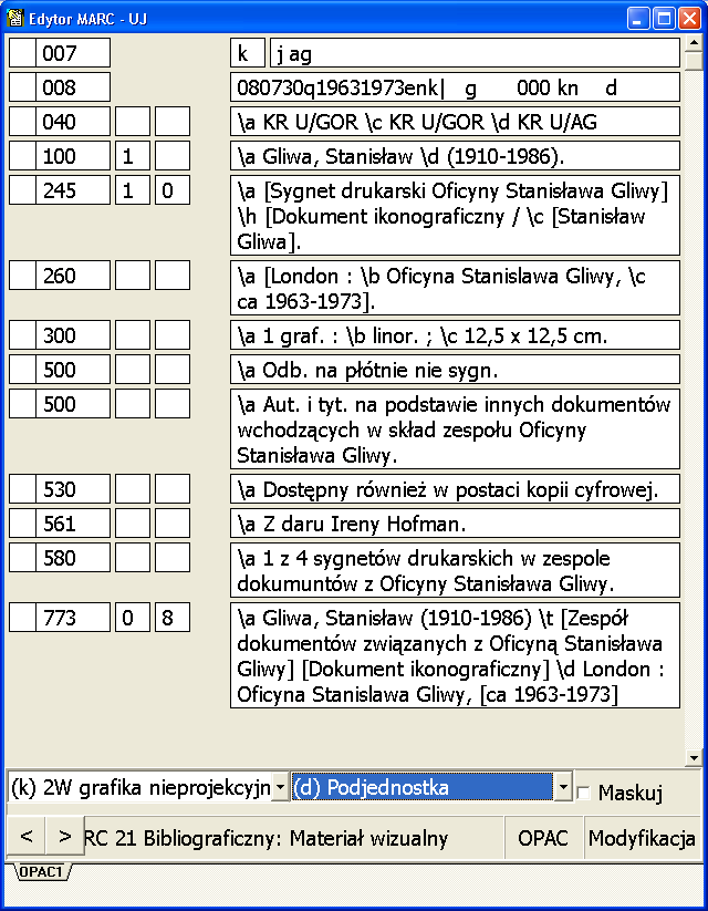 Podzespół Etykieta/07 poziom