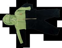DRES WELUROWY NIEMOWLĘCY - rozmiary 56-86 cm - 80% bawełna, 20% poliester - dwuczęściowy - bluza z kapturem +