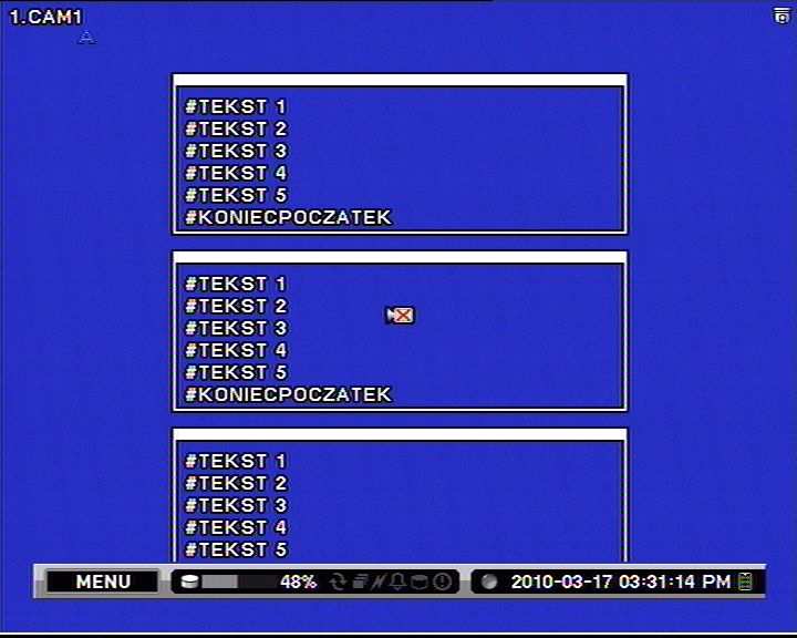 NDR-EA3104M User s manual - 1.0 version RECORDER S MENU Note: In order to enable said function, please adjust settings in DEVICES, and RS232/RS485 submenu.