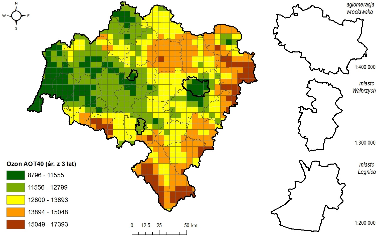 WSKŹNIK OT40 DL OZONU MODELOWNIE 2015 R.