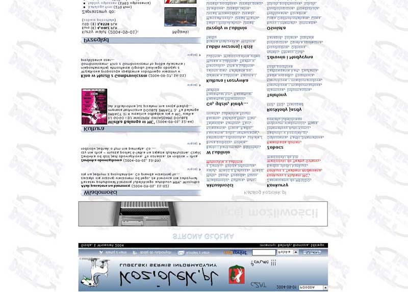 Tapeta (watermark) Reklama graficzna wywietlana na caej stronie Serwisu w tle treci tej strony. Dokadna forma i sposób prezentacji s kadorazowo uzgadniane z reklamodawc.