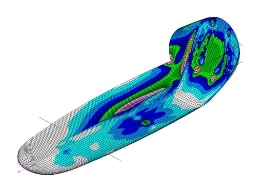 5. MODELOWANIE ZJAWISK WYTĘŻENIA KONSTRUKCJI Minimalizacja masy była podobnie jak minimalizacja oporów aerodynamicznych jednym z głównych zadań projektantów.