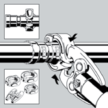 Systemy instalacyjne Megapress Wykonanie połączenia zaprasowywanego 1 2 3 rys. 22 rys. 23 rys.