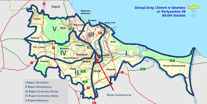 5. Infrastruktura drogowa i komunikacyjna (przystanki tramwajowe i autobusowe, chodniki utrzymywane przez ZDiZ, wydzielone ciągi piesze i rekreacyjne, parkingi ogólnodostępne, płatne miejsca