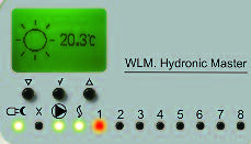 Moduły Główne OJ Waterline MODUŁ GŁÓWNY MÓZGIEM SYSTEMU Moduł Główny, bazując na temperaturze w pomieszczeniach, zapewnia optymalną pracę kotła, pomp i, w przypadku modułu z wyświetlaczem, kontrolę