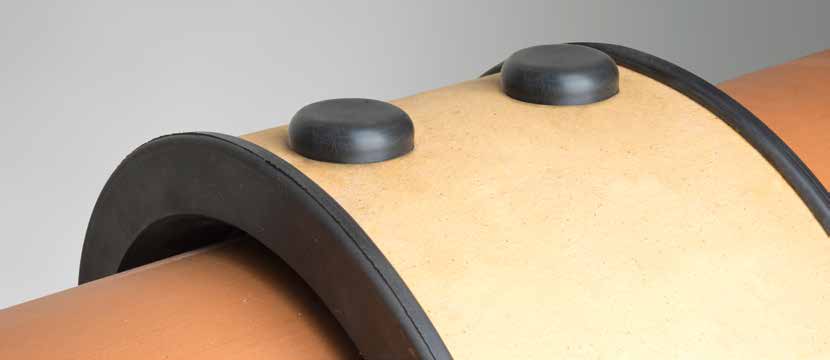 MANSZETA CERAMICZNA DN 200 Perfekcyjne połączenie Manszeta ceramiczna Optymalna dla kompletnego rozwiązania systemowego i dostępna tylko w Steinzeug-Keramo: Manszeta ceramiczna jest zoptymalizowana