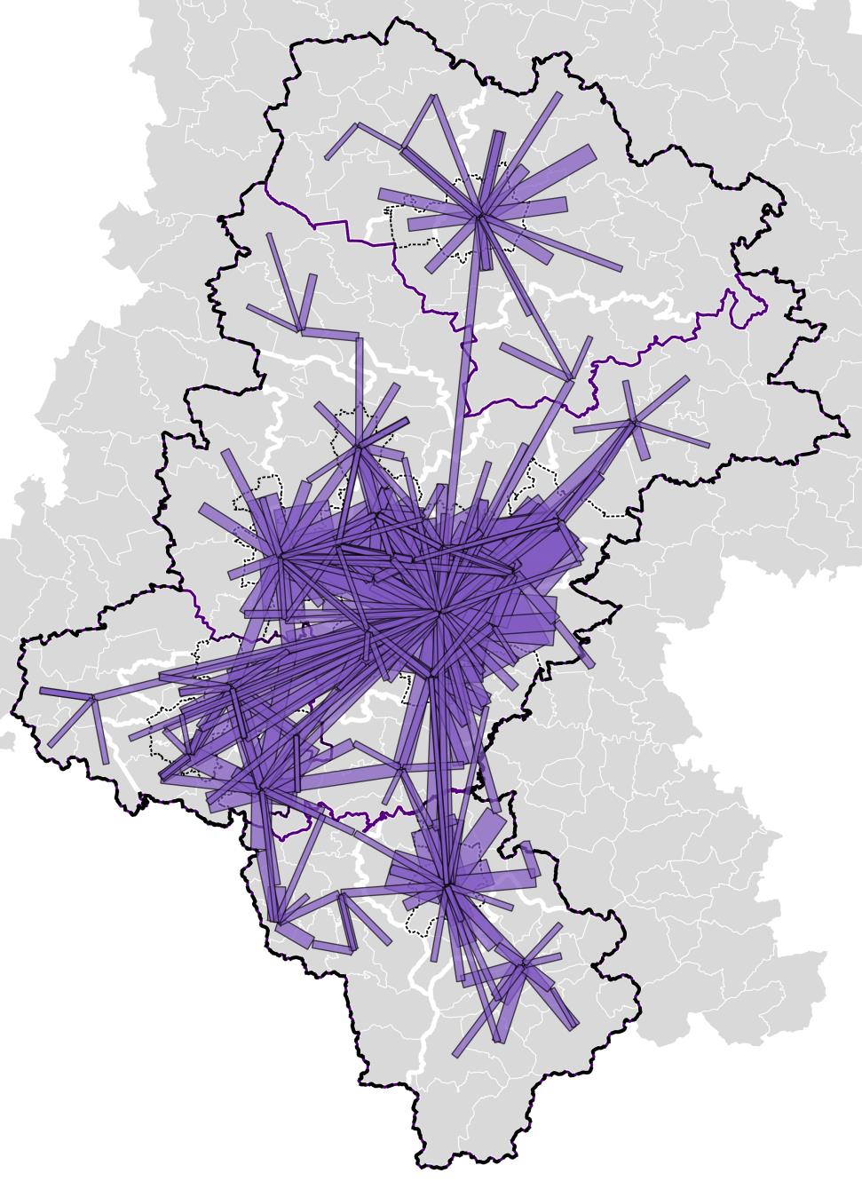 Na dworcach kolejowych w Katowicach i Gliwicach roczna odprawa podróżnych kształtuje się na poziomie powyżej 2 mln osób.