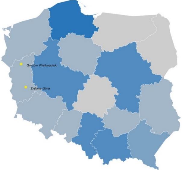 Wskaźnik: Odsetek gospodarstw domowych posiadających komputer (z dostępem do Internetu) Wartość bazowa (2010): 60,5% Wartość docelowa (2020): 84,3% Wartość analizowana (2013): 65,9% Wykres 12 Udział