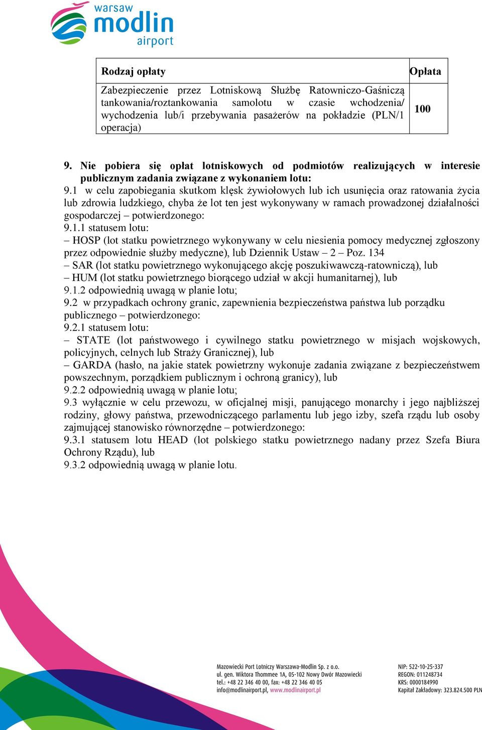 1 w celu zapobiegania skutkom klęsk żywiołowych lub ich usunięcia oraz ratowania życia lub zdrowia ludzkiego, chyba że lot ten jest wykonywany w ramach prowadzonej działalności gospodarczej