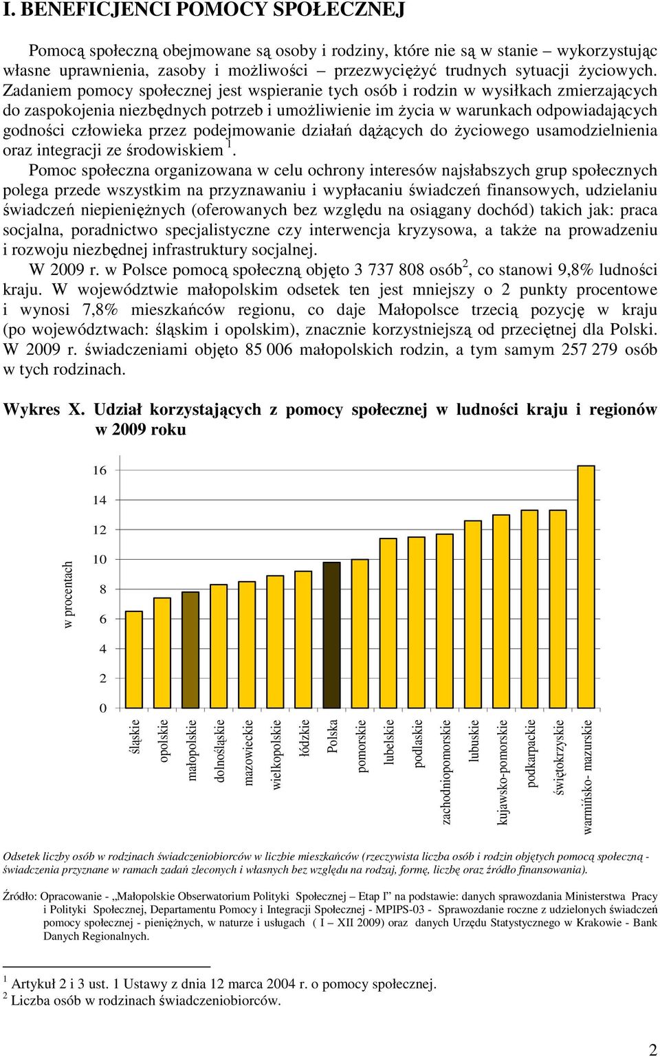 przez podejmowanie działań dąŝących do Ŝyciowego usamodzielnienia oraz integracji ze środowiskiem 1.