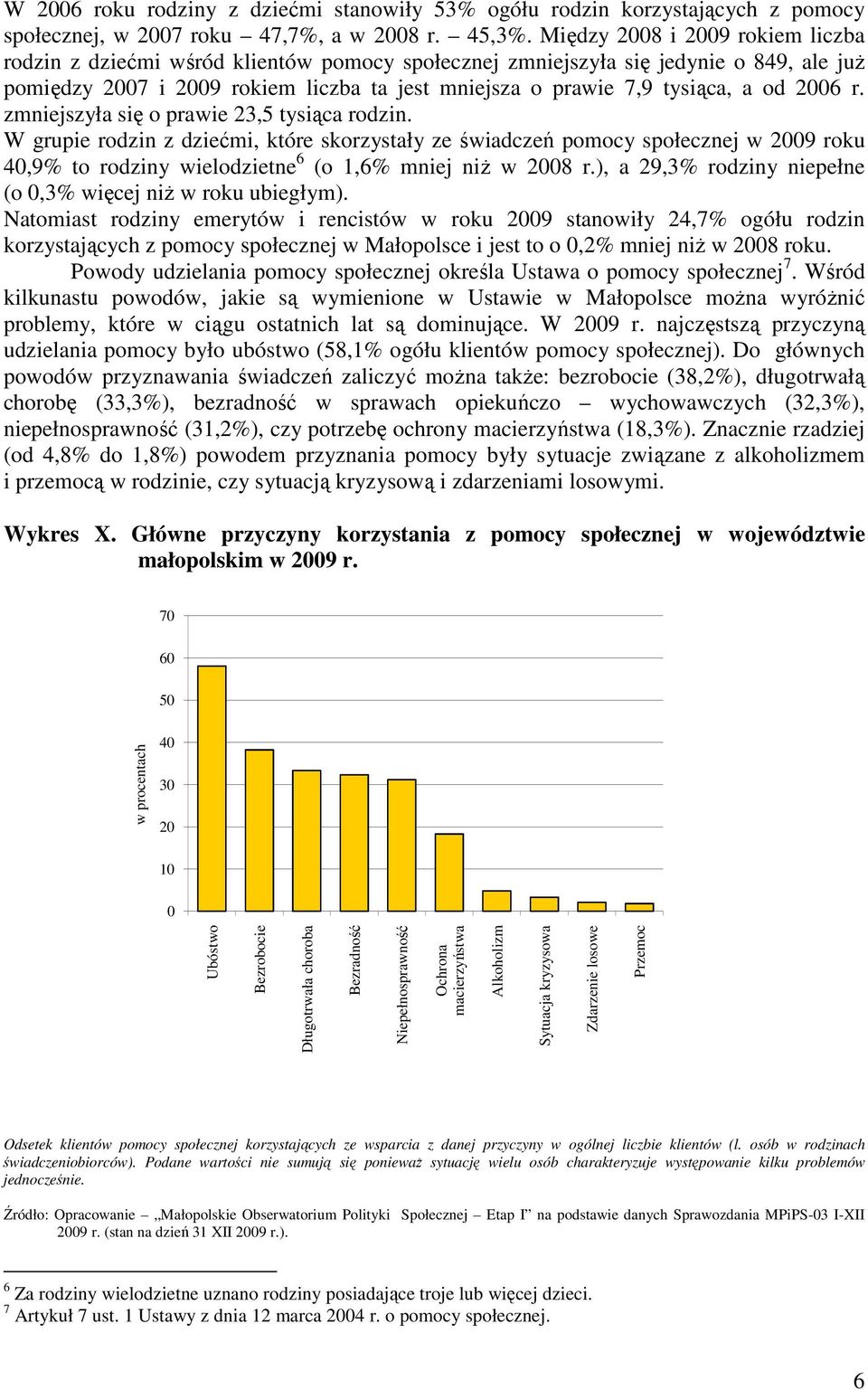 od 2006 r. zmniejszyła się o prawie 23,5 tysiąca rodzin.