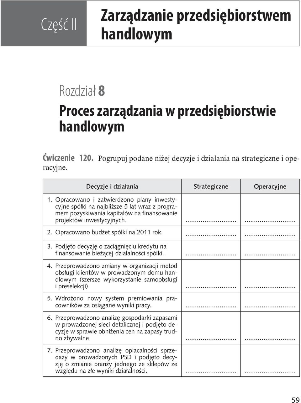 ...... 2. Opracowano budżet spółki na 2011 rok....... 3. Podjęto decyzję o zaciągnięciu kredytu na finansowanie bieżącej działalności spółki....... 4.