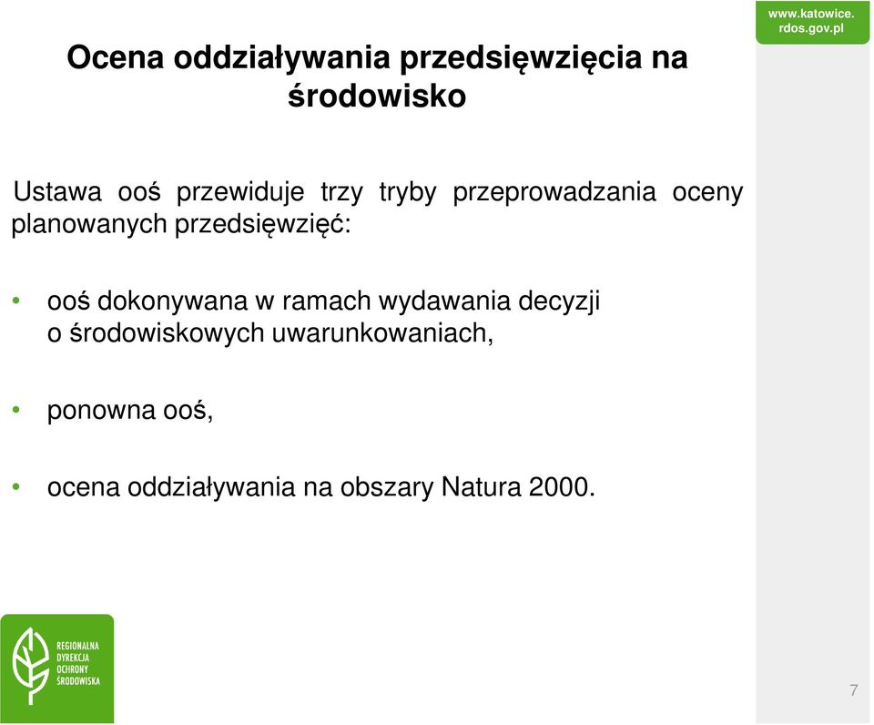 przedsięwzięć: ooś dokonywana w ramach wydawania decyzji o