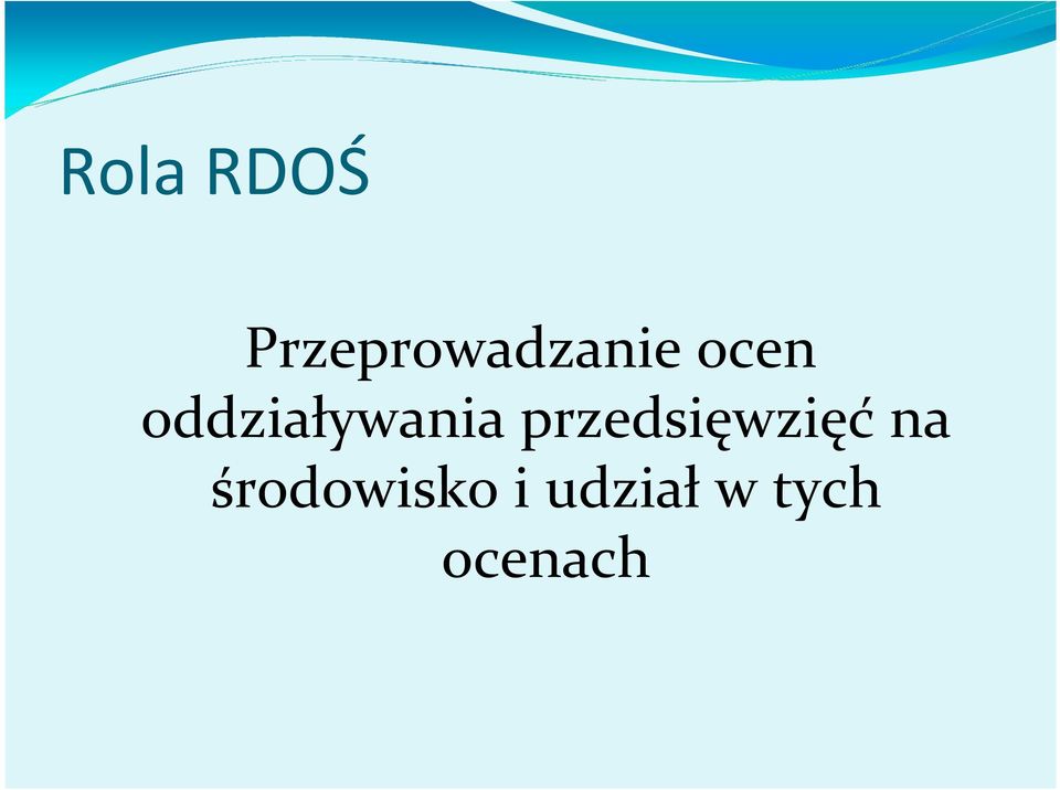 oddziaływania