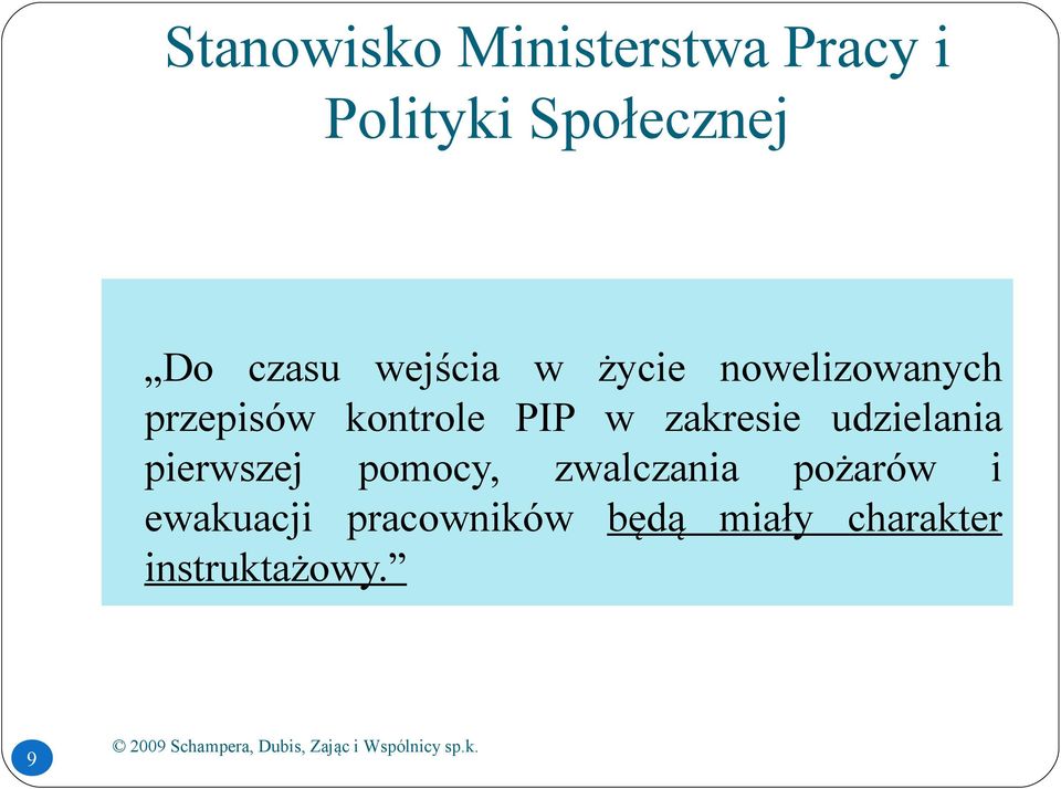 PIP w zakresie udzielania pierwszej pomocy, zwalczania