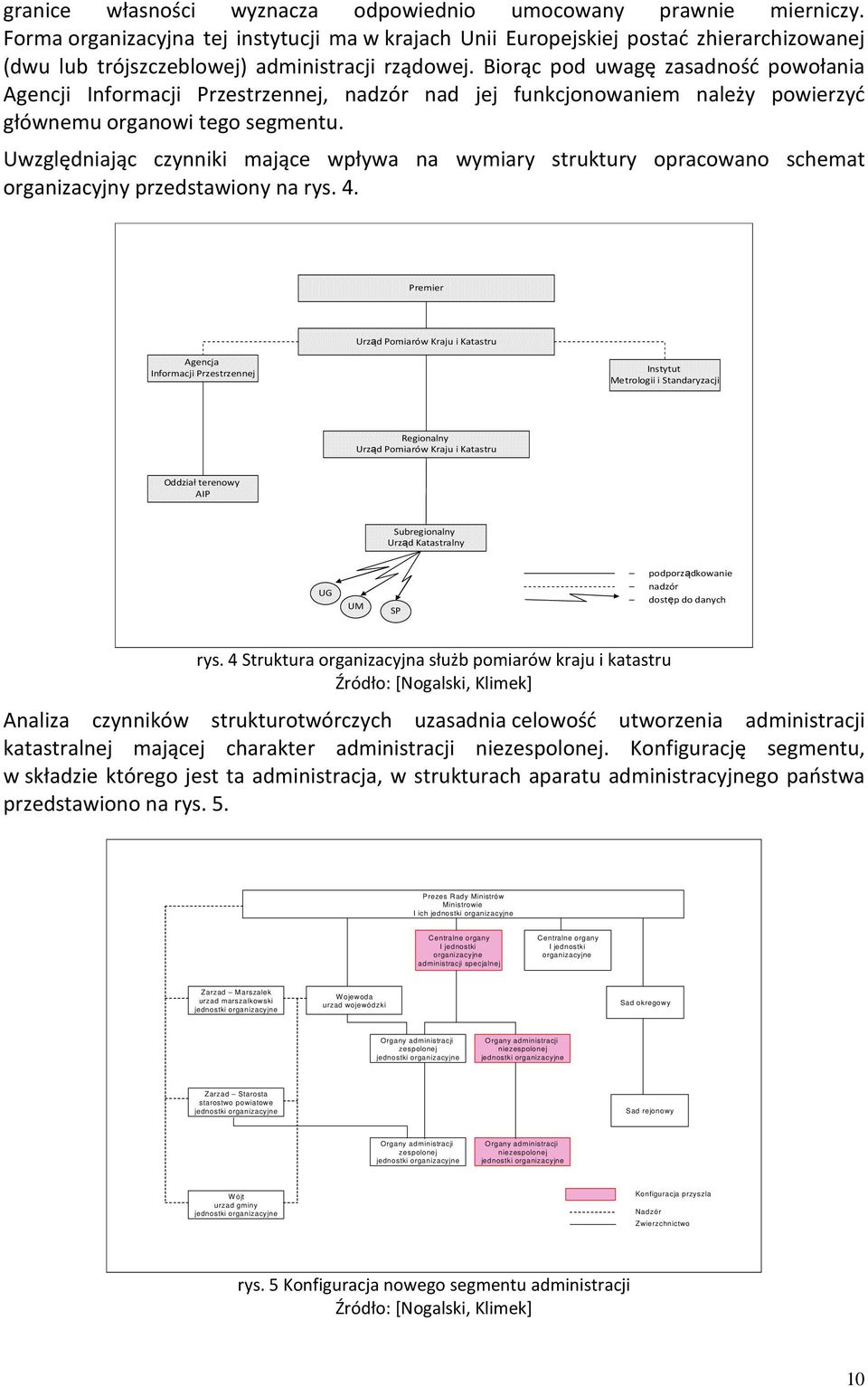 Biorąc pod uwagę zasadność powołania Agencji Informacji Przestrzennej, nadzór nad jej funkcjonowaniem należy powierzyć głównemu organowi tego segmentu.