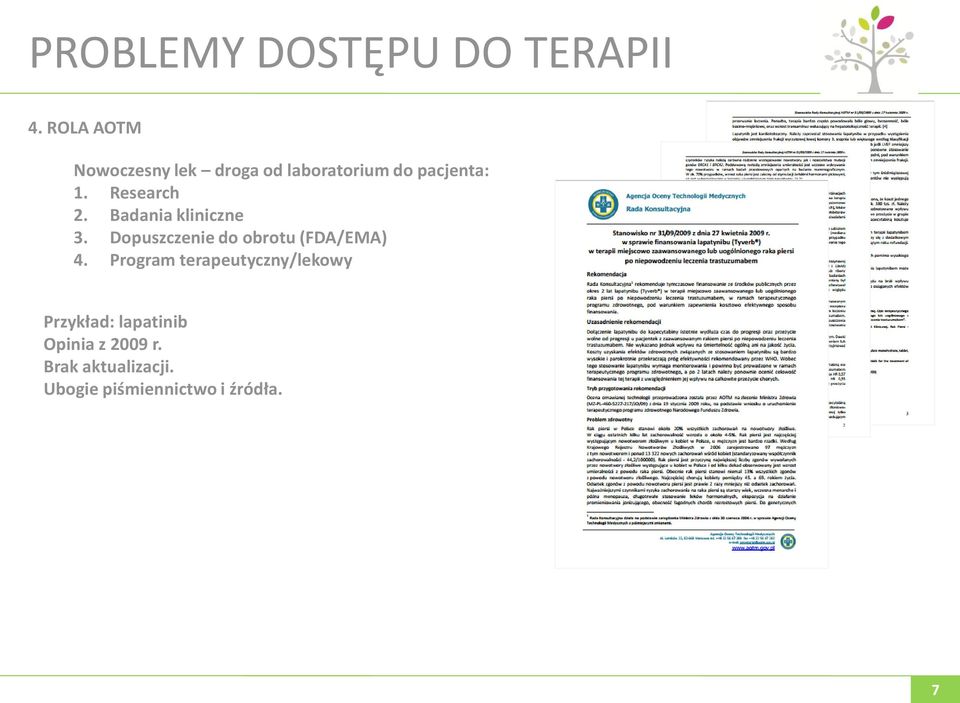 Dopuszczenie do obrotu (FDA/EMA) 4.