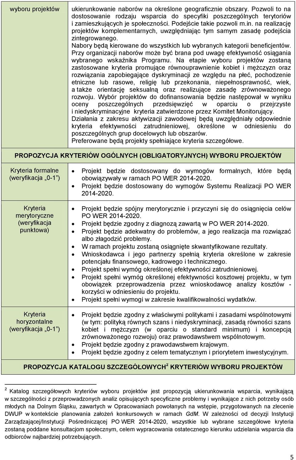 Nabory będą kierowane do wszystkich lub wybranych kategorii beneficjentów. Przy organizacji naborów może być brana pod uwagę efektywność osiągania wybranego wskaźnika Programu.