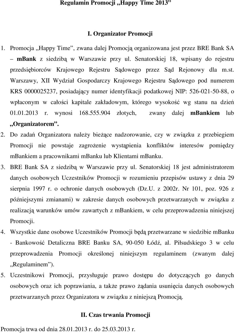 u przedsiębiorców Krajowego Rejestr