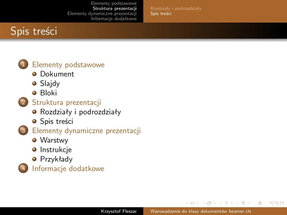 Dokument Slajdy Bloki 2 Strukturaprezentacji