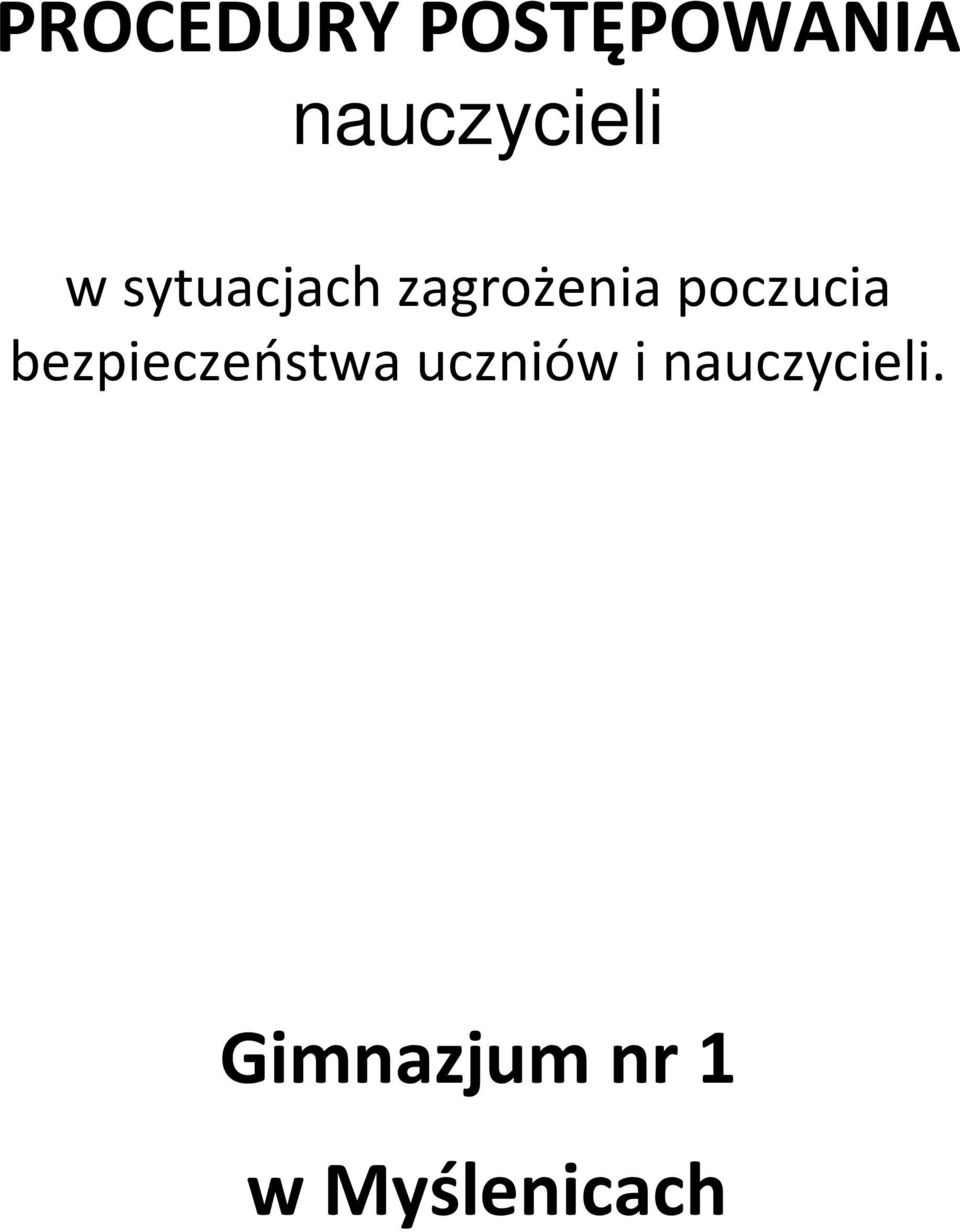 zagrożenia poczucia