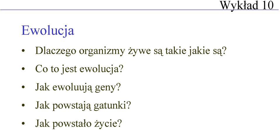 Co to jest ewolucja?