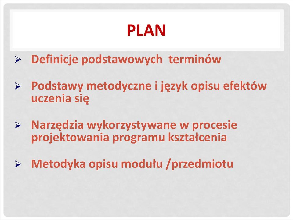 Narzędzia wykorzystywane w procesie