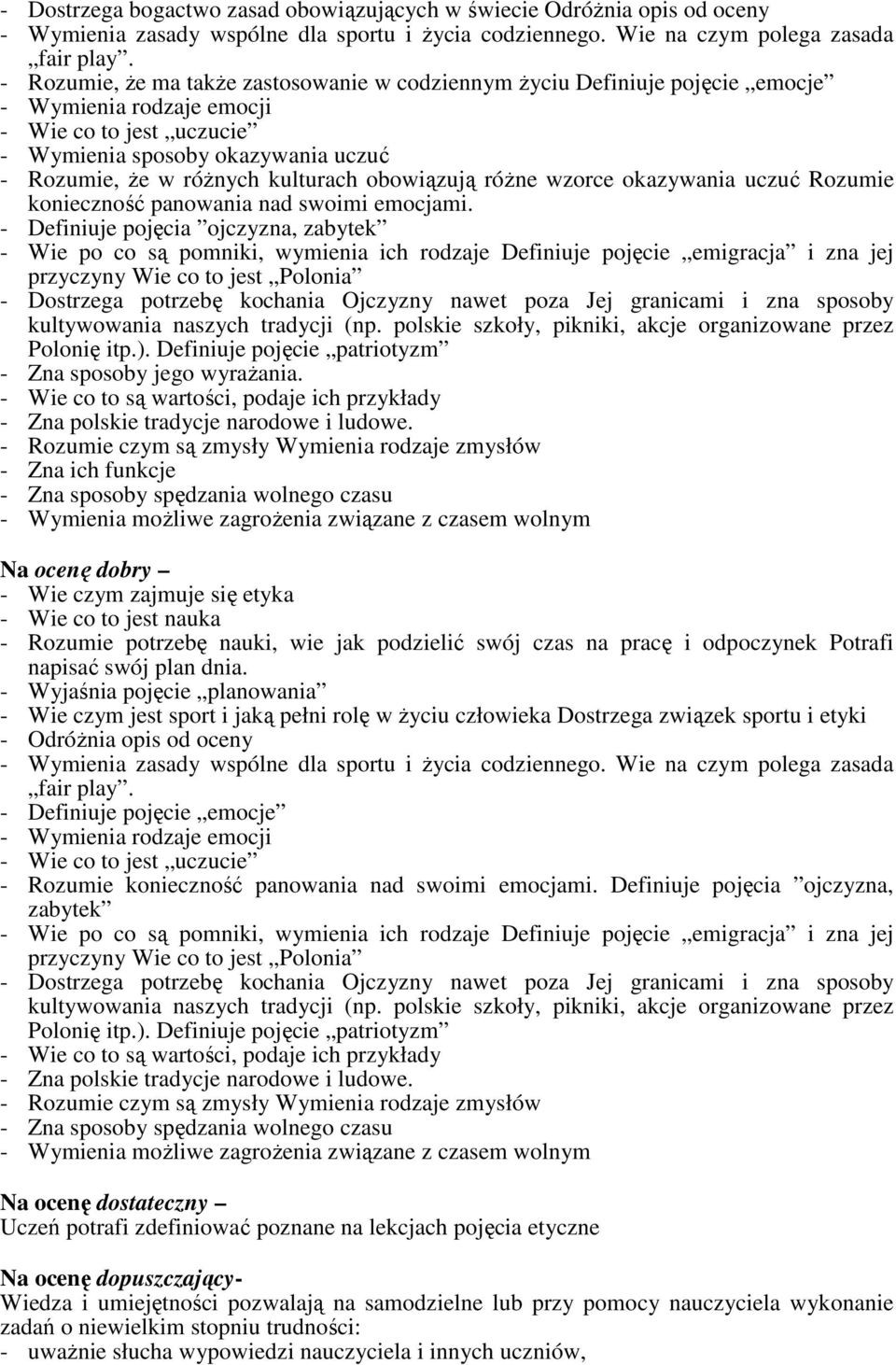 kulturach obowiązują różne wzorce okazywania uczuć Rozumie konieczność panowania nad swoimi emocjami.