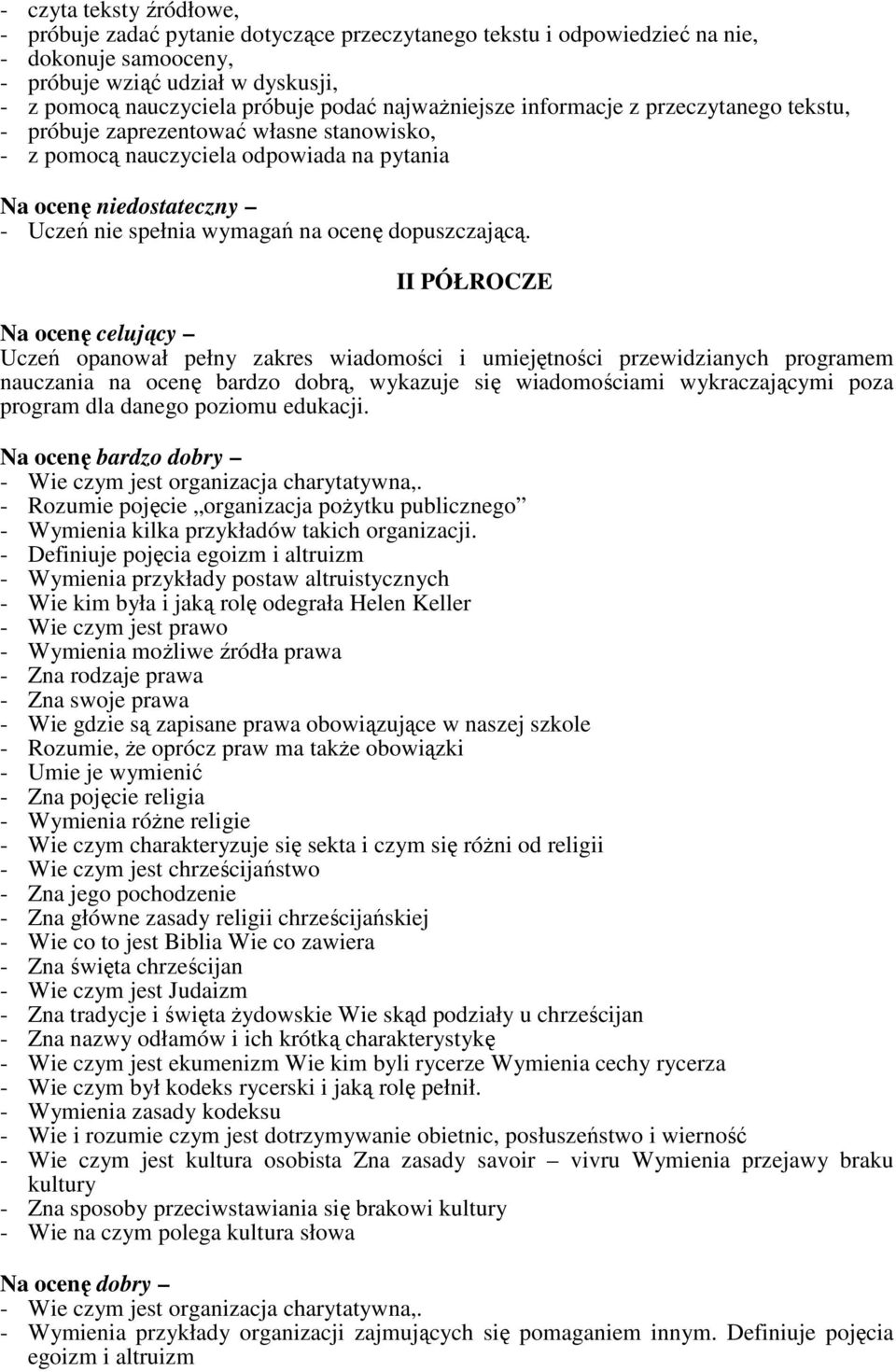 dopuszczającą.