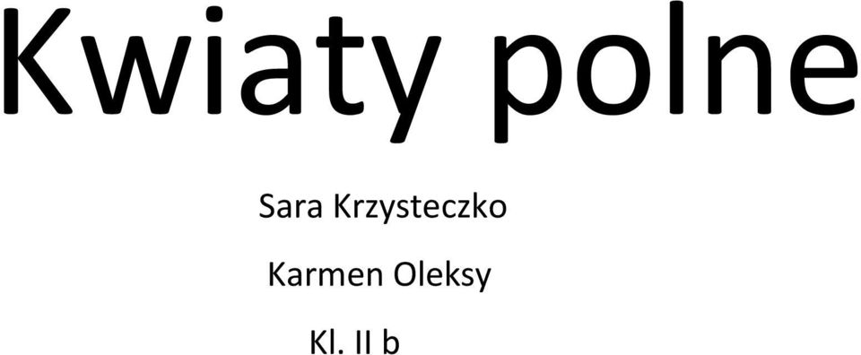 Krzysteczko