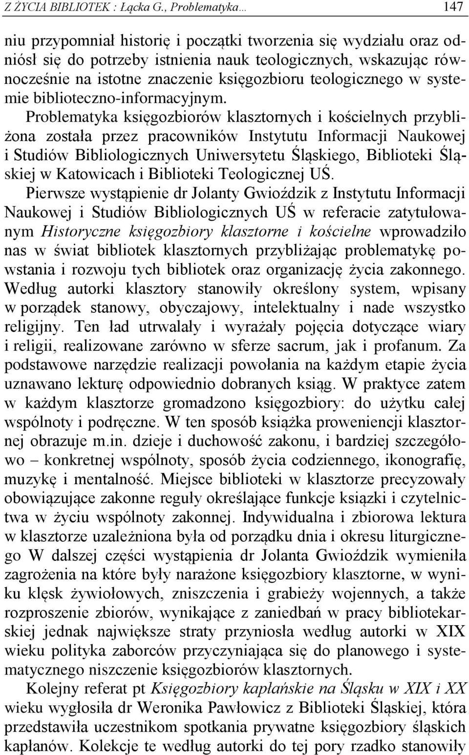 teologicznego w systemie biblioteczno-informacyjnym.