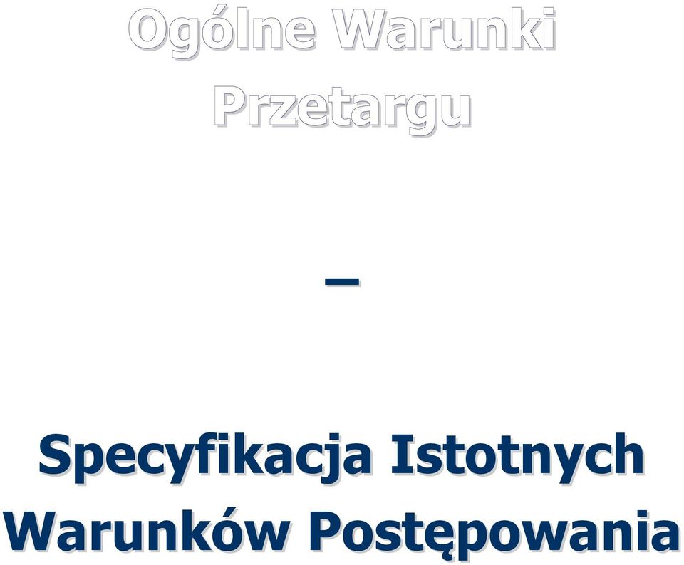 Specyfikacja