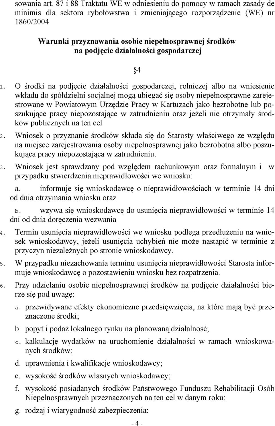 podjęcie działalności gospodarczej 4 1.