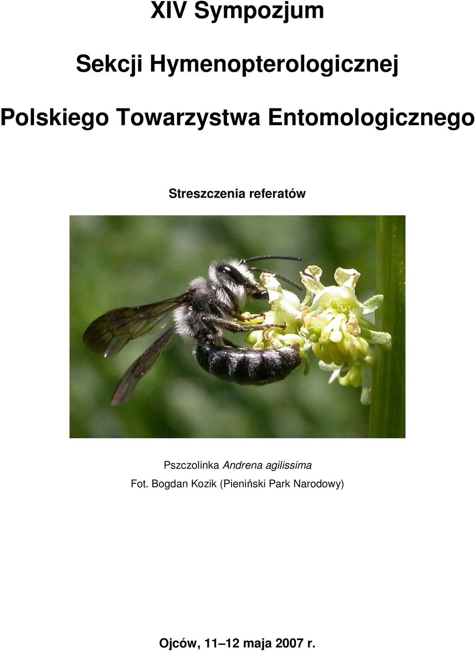 Streszczenia referatów Pszczolinka Andrena