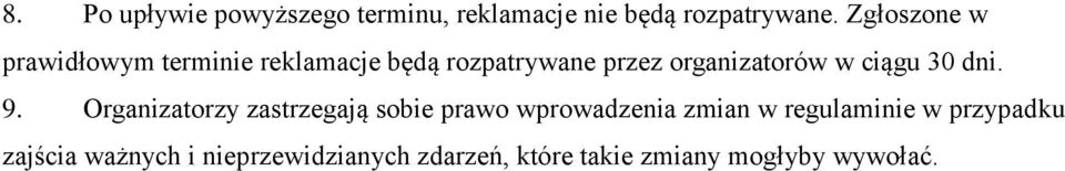 w ciągu 30 dni. 9.