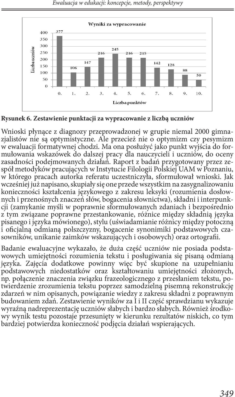 Ma ona posłużyć jako punkt wyjścia do formułowania wskazówek do dalszej pracy dla nauczycieli i uczniów, do oceny zasadności podejmowanych działań.