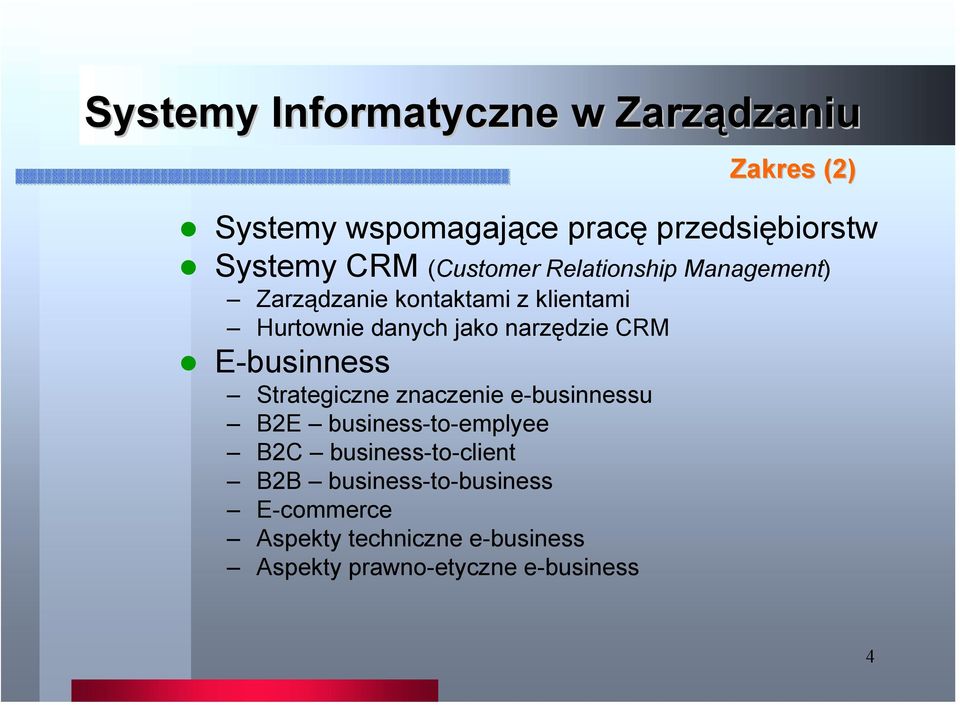 jako narzędzie CRM!