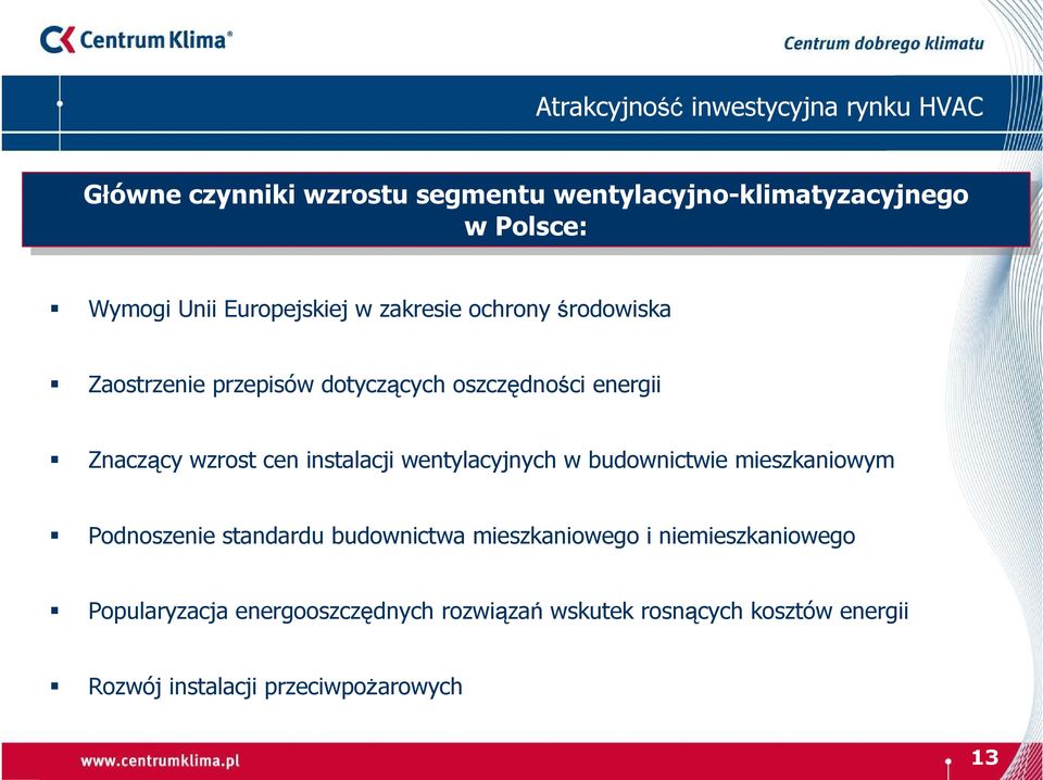 cen instalacji wentylacyjnych w budownictwie mieszkaniowym Podnoszenie standardu budownictwa mieszkaniowego i