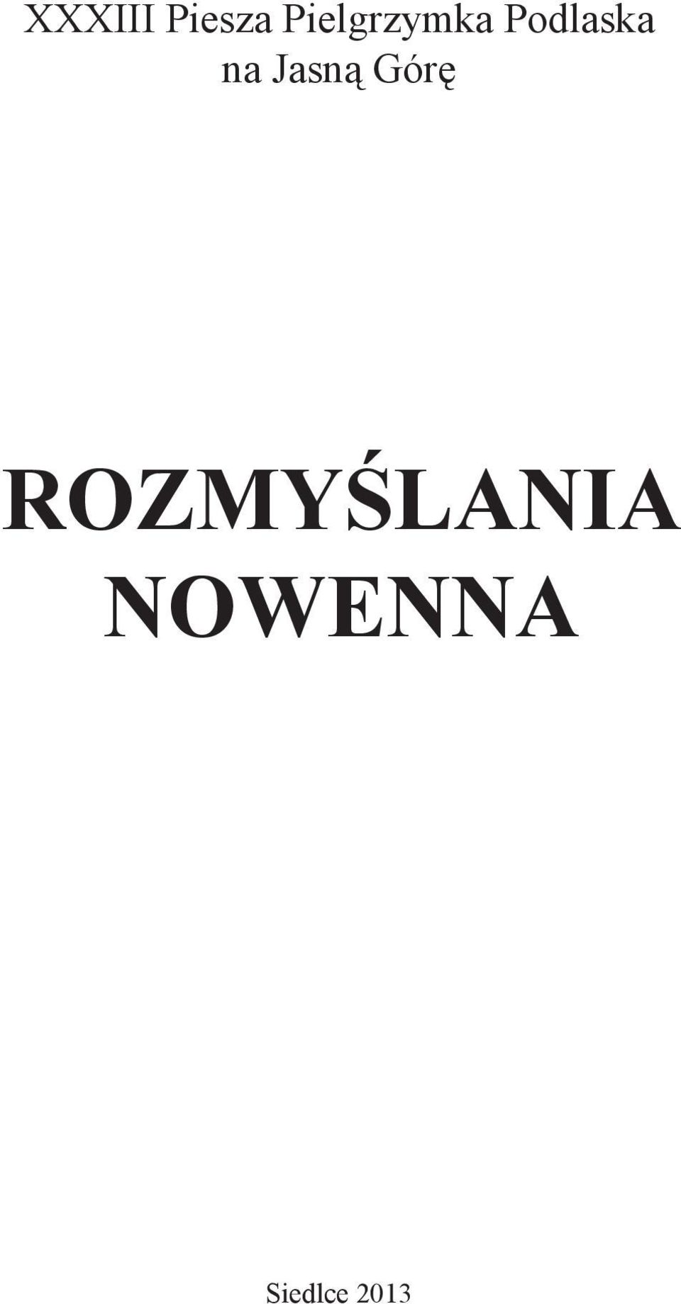 na Jasną Górę