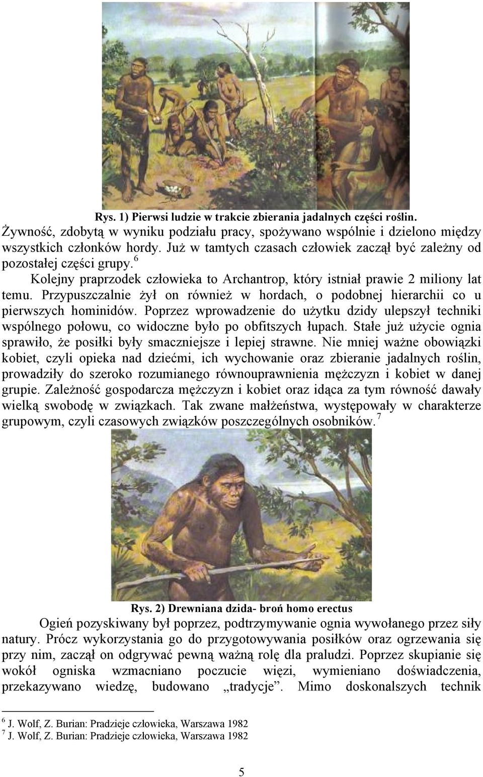 Przypuszczalnie żył on również w hordach, o podobnej hierarchii co u pierwszych hominidów.