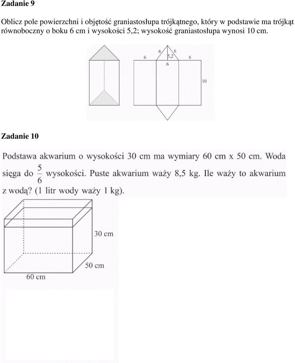 ma trójkąt równoboczny o boku 6 cm i wysokości