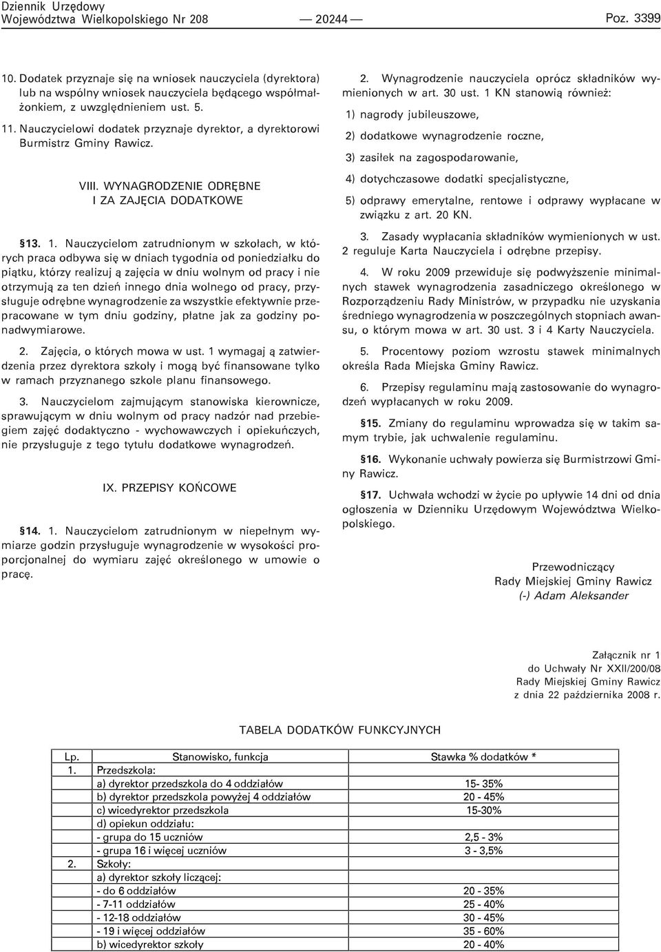 . 1. Nauczycielom zatrudnionym w szko³ach, w których praca odbywa siê w dniach tygodnia od poniedzia³ku do pi¹tku, którzy realizuj ¹ zajêcia w dniu wolnym od pracy i nie otrzymuj¹ za ten dzieñ innego