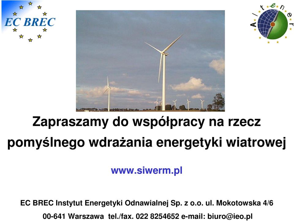 pl EC BREC Instytut Energetyki Odnawialnej Sp. z o.