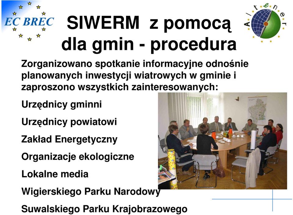 powiatowi Zakład Energetyczny Organizacje ekologiczne Lokalne media SIWERM z