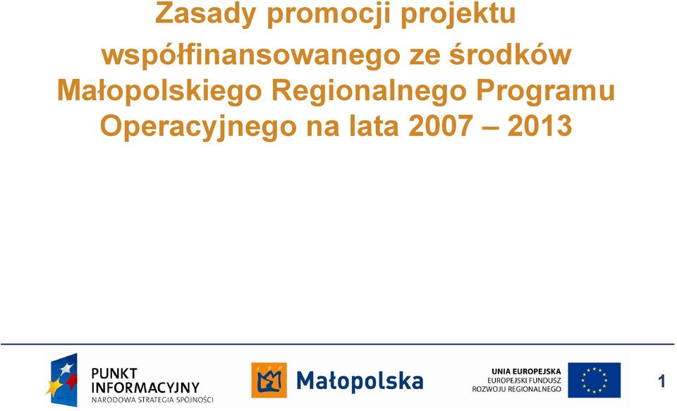 Małopolskiego Regionalnego