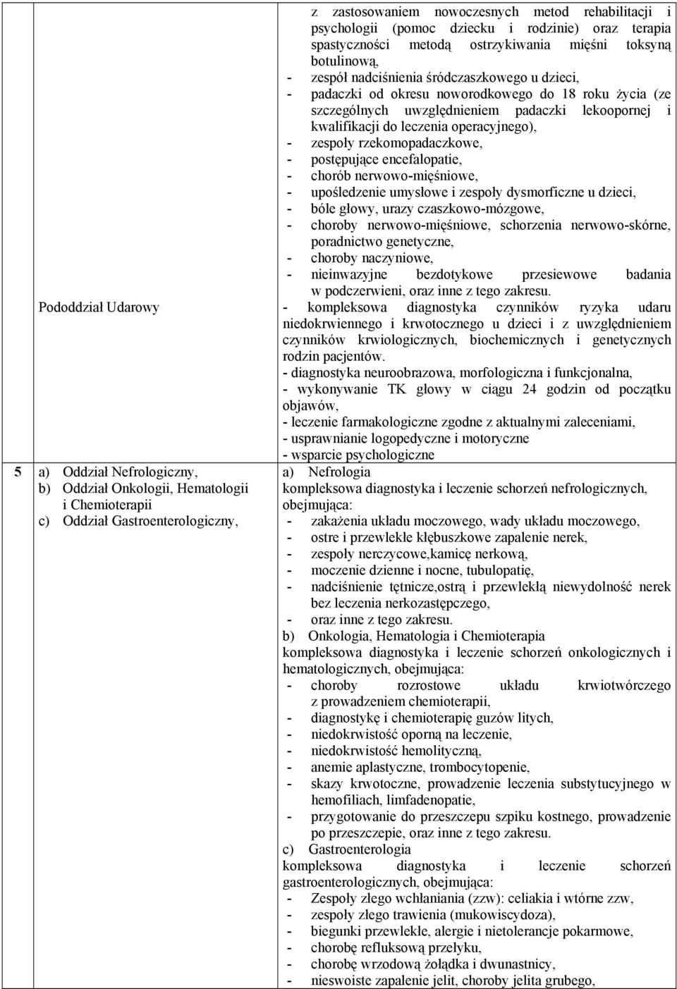 rzekomopadaczkowe, - postępujące encefalopatie, - chorób nerwowo-mięśniowe, - upośledzenie umysłowe i zespoły dysmorficzne u dzieci, - bóle głowy, urazy czaszkowo-mózgowe, - choroby